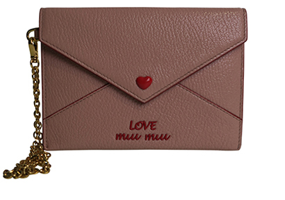 Miu Miu Love Envelope Pouch, front view